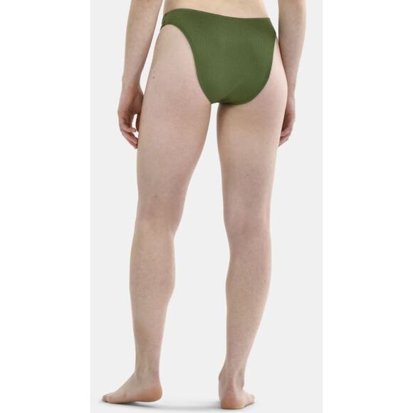 NEW NoBo No Boundaries woman's XXL 20 ribbed sparkly green swim bottoms bikini! - Picture 3 of 3